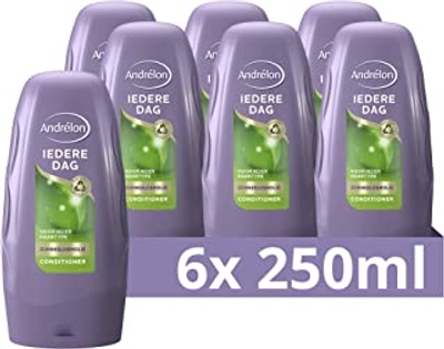 Andrélon Iedere Dag Conditioner, haarverzorging voor ieder haartype - 6 x 250 ml - Voordeelverpakking