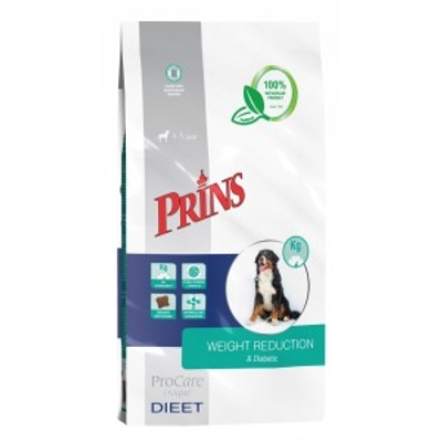 Prins Procare Croque Dieet Weight Reduction & Diabetic hondenvoer 10 kg - hondenbrokken