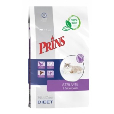 Prins Vitalcare Dieet Struvite & Calciumoxalate kattenvoer 5 kg - kattenbrokken