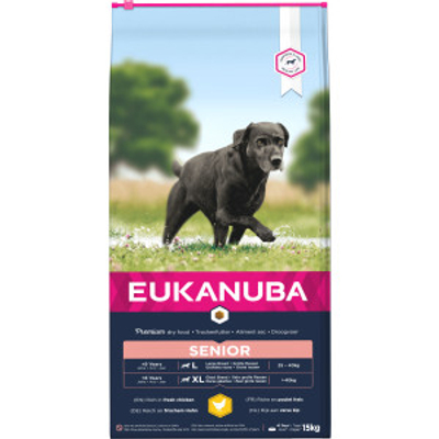 Eukanuba Caring Senior Large kip hondenvoer 2 x 3 kg - hondenbrokken