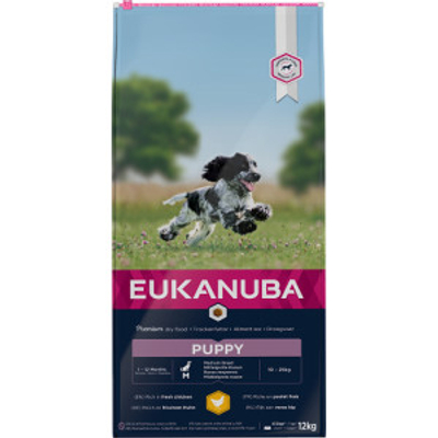 Eukanuba Puppy Medium Breed kip hondenvoer 2 x 3 kg - hondenbrokken