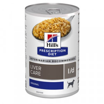 Hill's Prescription Diet L/D Liver Care nat hondenvoer blik 2 trays (24 x 370 g) - natvoer honden