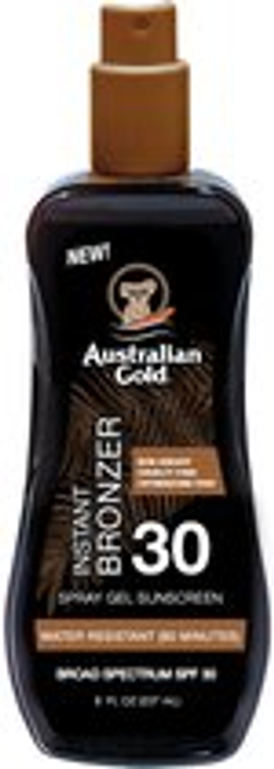 Australian Gold SPF 30 Zonnespray Gel met Bronzer - 237 ml