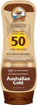 Australian Gold SPF 50 Lotion met bronzer - 237 ml - zonnebrandcrème