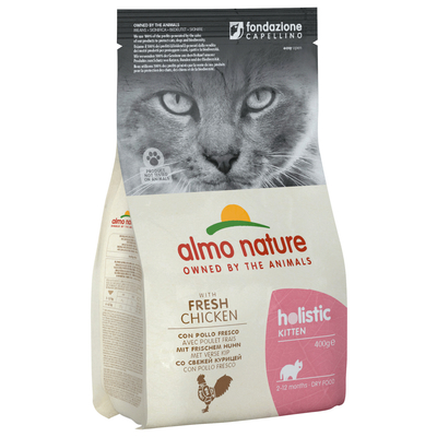 Almo Nature Cat Holistic Kitten Kip Rijst 400 gr - kattenbrokken