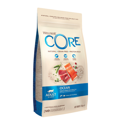 Wellness Core Grain Free Cat Ocean Zalm & Tonijn - Kattenvoer - 1.75 kg kattenbrokken