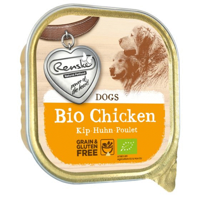 Renske Adult Bio Alu 300 g - Hondenvoer - Kip Graanvrij - natvoer honden