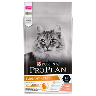 Pro Plan Elegant Adult Derma Care - Kattenvoer Droogvoer - Zalm - 1.5 kg kattenbrokken