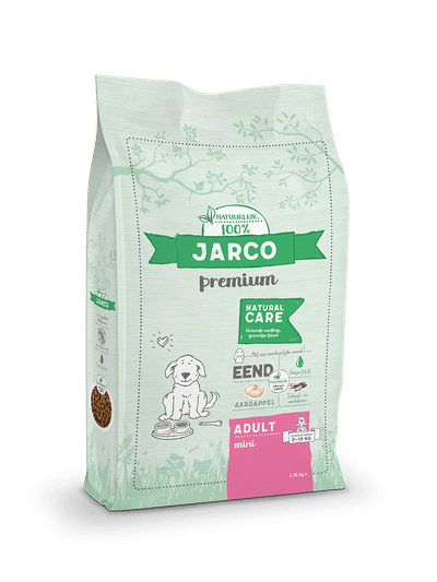 Jarco Dog Natural Mini Adult Eend - Hondenvoer - 10 kg 2-10kg - hondenbrokken