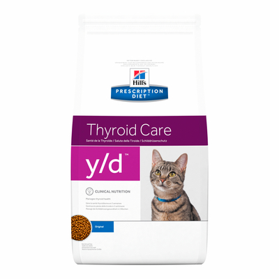 Hill's Prescription Diet Y/D Thyroid Care Zak Kip - Kattenvoer - 1.5 kg - kattenbrokken