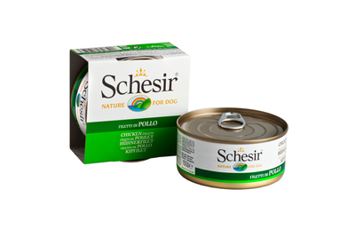 Schesir Kat Blik Gelei Kip 85 g - Kattenvoer - Kipfilet - natvoer katten