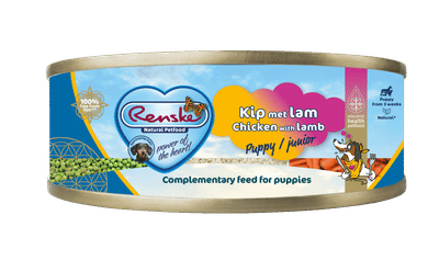 Renske Blik Vers Gestoomd Puppy, Kip&Lam, 95 gram - natvoer honden