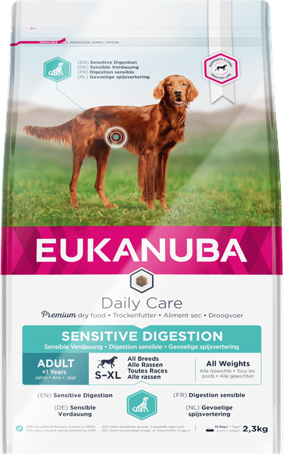 Eukanuba Daily Care Adult Sensitive Digestion - Hondenvoer - 2.3 kg - hondenbrokken