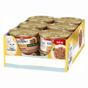 Voordeelpakket Gourmet Gold Sappige Fijne Reepjes 48 x 85 g - Zalm - natvoer katten