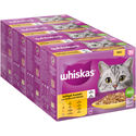 Megapack Whiskas Senior Maaltijdzakjes 48 x 85 g - 7+ Gevogelte-selectie in gelei - natvoer katten