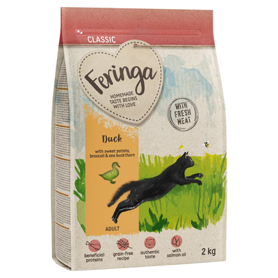 Feringa Adult Classic Eend - 2 kg - kattenbrokken