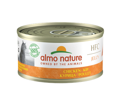 Almo Nature Hfc Cat Jelly Blik 70 g - Kattenvoer - Kip - natvoer katten