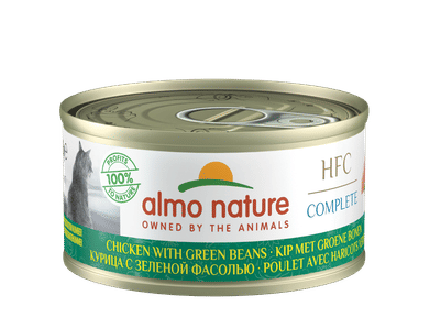 Almo Nature Hfc Cat Complete Blik 70 g - Kattenvoer - Kip&Bonen Graanvrij - natvoer katten