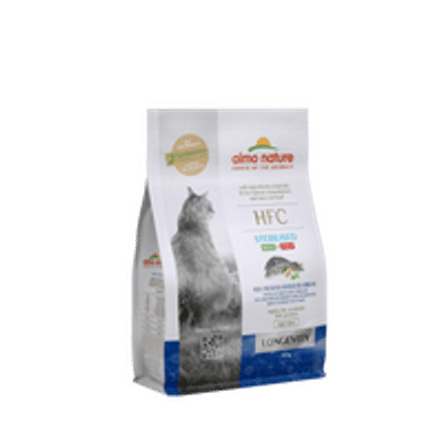 Almo Nature Hfc Senior Sterilized Zeebaars - Kattenvoer - 300 g - kattenbrokken