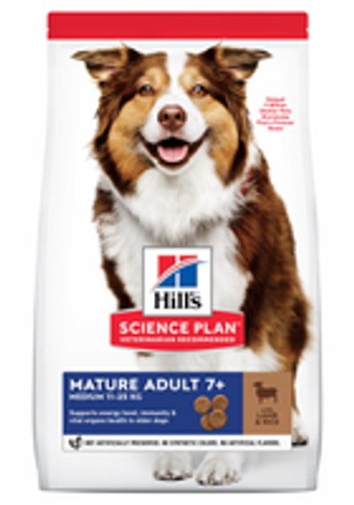Hill's Canine Mature Adult Medium Lam Rijst 2,5 kg - hondenbrokken