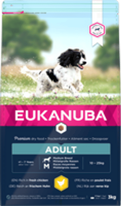 Eukanuba Active Adult Medium Breed Kip - Hondenvoer - 3 kg
