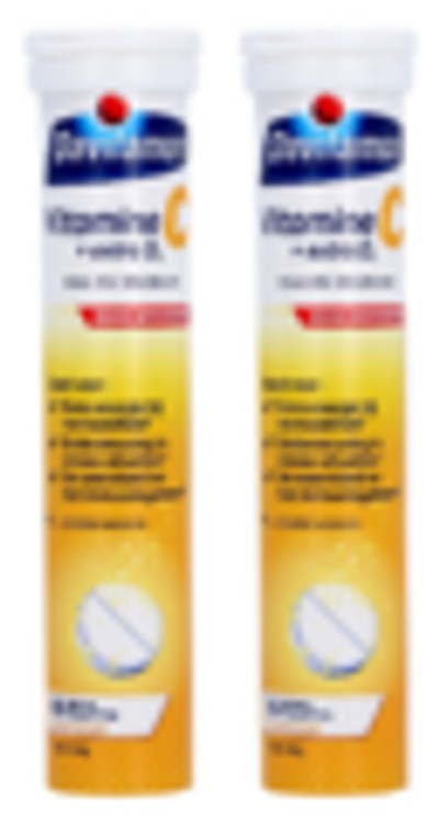 Davitamon Vitamine C + Extra D3 Bruistabletten - 2 x 15 stuks