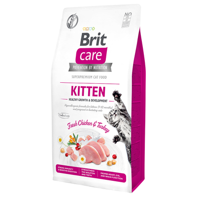 Brit Care Grain-Free Kitten Healthy Growth & Development 7 kg - kattenbrokken