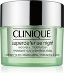 Clinique Superdefense Night Recovery Moisturizer Type 1 + 2 Nachtcrème 50 ml