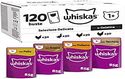 Whiskas 1+ Natvoer - Gevogelte - Selectie in gelei - maaltijdzakjes 120 x 85g - natvoer katten