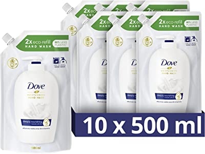 Dove Original Handzeep navulzak - 10 x 500 ml