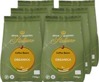 Gran Maestro Italiano - Organica - Koffiebonen -Bonen voor Espresso en Lungo - Biologisch - 250 gram