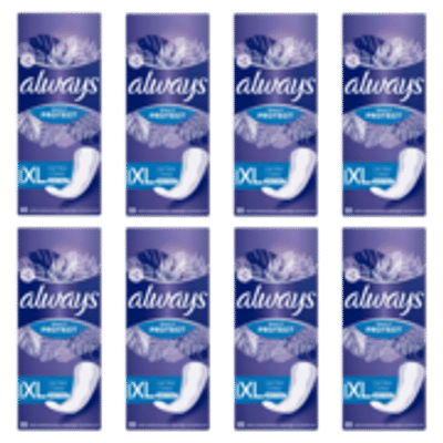 Always Daily Protect Inlegkruisjes Extra Long - OdourBlock Technologie - 8 x 22 Stuks