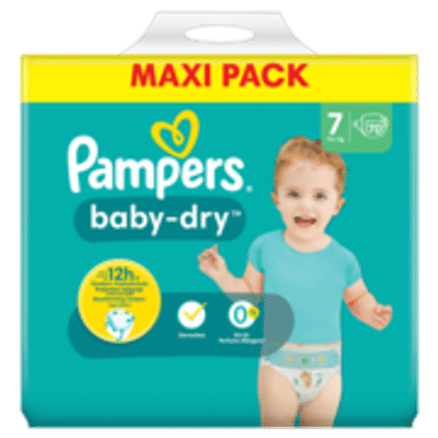 Pampers Baby Dry  luiers maat 7 - 70 stuks