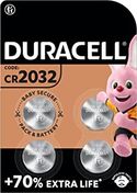 Duracell Specialty 2032 Lithium-knoopcelbatterij 3V, DL2032/CR2032 - 4 stuks