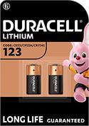 Duracell High Power Lithium CR123A batterij - 2 stuks