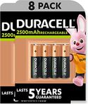 Duracell Ultra Oplaadbare AA Batterijen 2500 Mah - 8 stuks