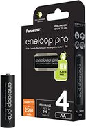 Panasonic eneloop pro, AA/Mignon herlaadbare batterijen, Ready-to-Use - 4 stuks