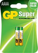 GP Super Alkaline batterij AAAA (LR8D425, LR61, LR80425) - 2 stuks