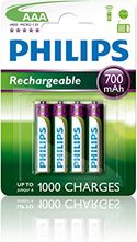 Philips Multi Life oplaadbare NiMH batterij AAA Micro 700 mAh - 4 stuks