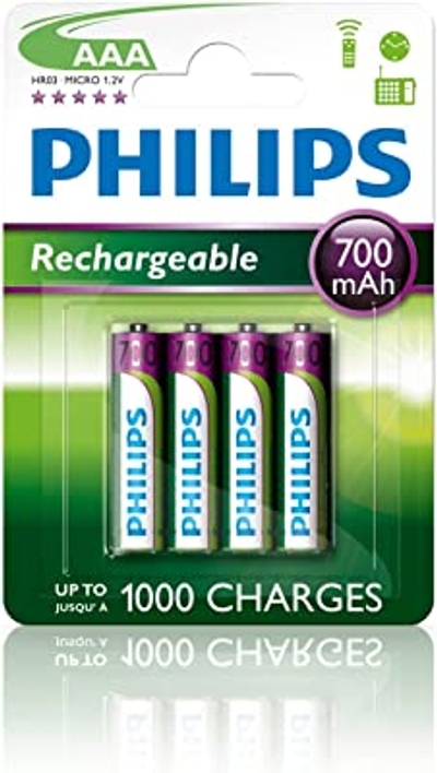 Philips Multi Life oplaadbare NiMH batterij AAA Micro 700 mAh - 4 stuks