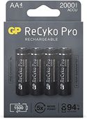 GP Batteries ReCyko+Pro HR06 Mignon AA-batterij NiMH 2000 mAh 1,2 V 4 stuks