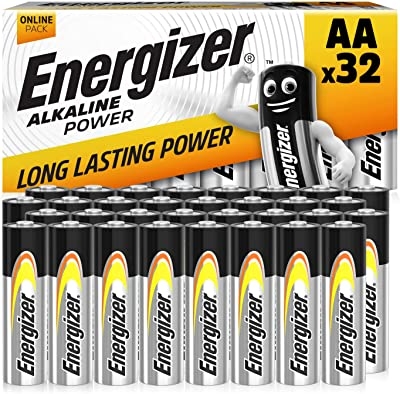 Energizer AA-batterijen, 32 stuks exclusief Amazon