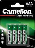 Camelion Zink Super Heavy Duty batterijen AAA (R03) - 4 stuks
