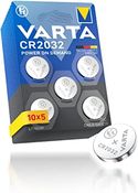 Varta CR2032 knoopcelbatterijen - 10 x 5 stuks