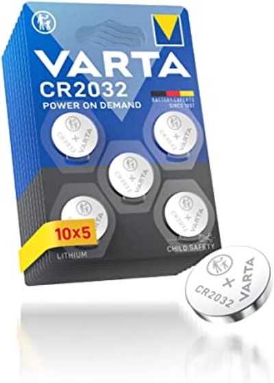 Varta CR2032 knoopcelbatterijen - 10 x 5 stuks