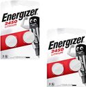 Energizer 2450 CR2450 Premium Lithium 2 x set van 2 4 stuks batterijen
