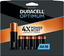 Duracell Optimum alkaline AA-batterijen met power-boost - 18 stuks