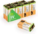 GP Super alkaline speciale batterijen Multipacks Single 9 Volt Block - 8 Stuk multicolor
