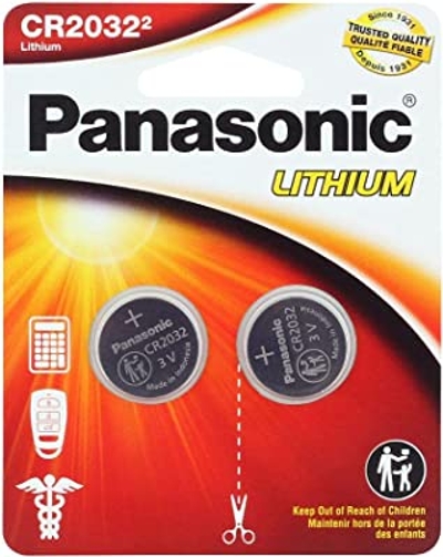 Panasonic CR2032 Batterij 2 stuks - Lithium Coin Cell, 3V