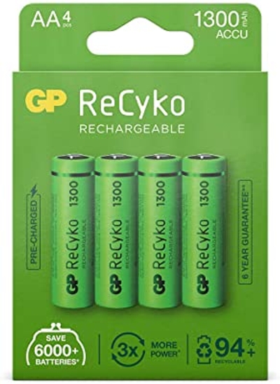 GP Recyko+ AA batterijen oplaadbaar - 4 stuks